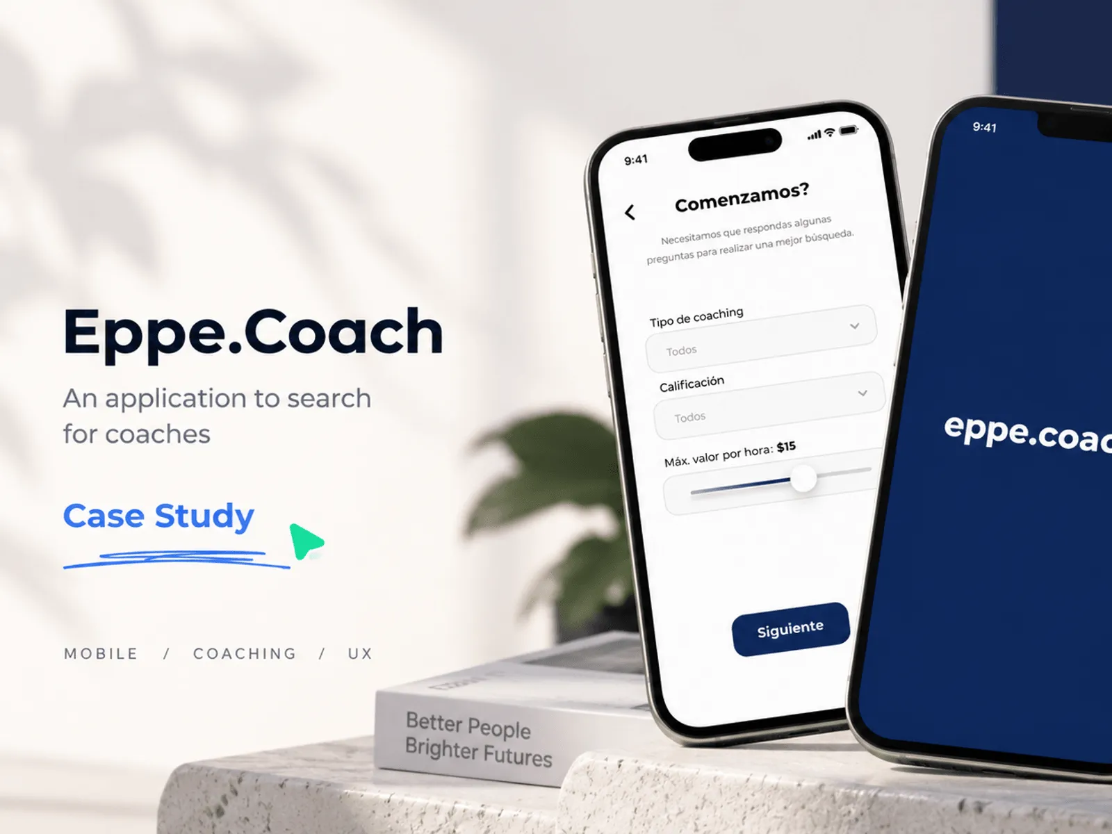 Eppe.Coach — a mobile app for finding and booking online coaches.