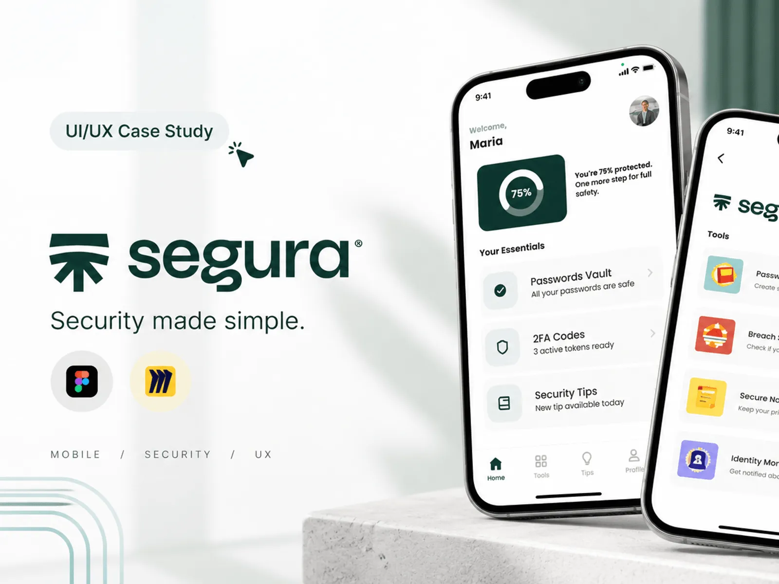 Segura — a mobile app that makes personal digital security legible.
